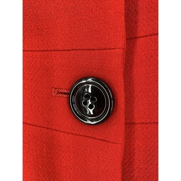 Iceberg Red Wool 3 Button Blazer Made in Italy Sz 42/US 6 Jacket Business - Picture 2 of 10